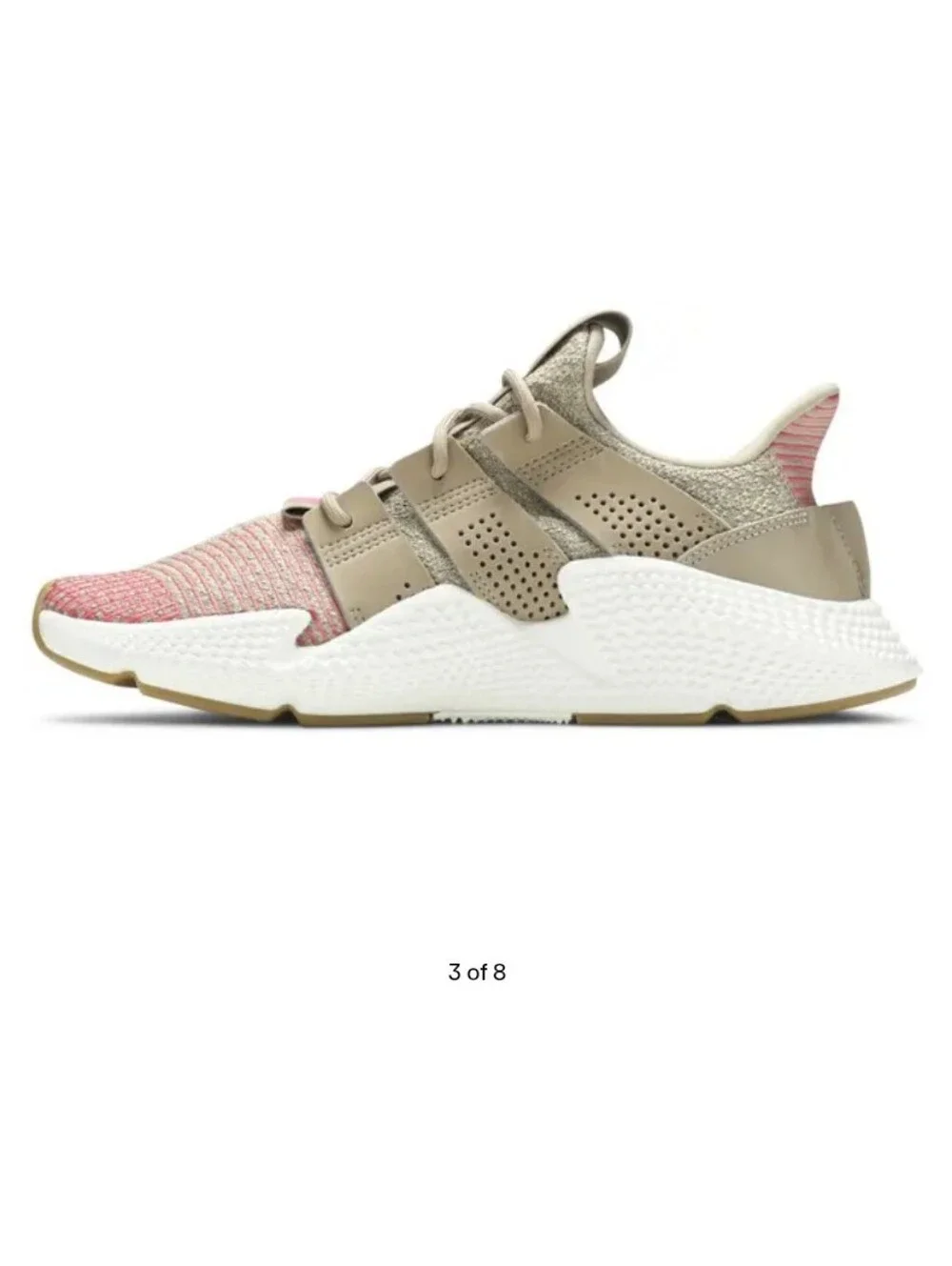 adidas Prophere Trace 2018 In Khaki And Chalk Pink Mens Size 13